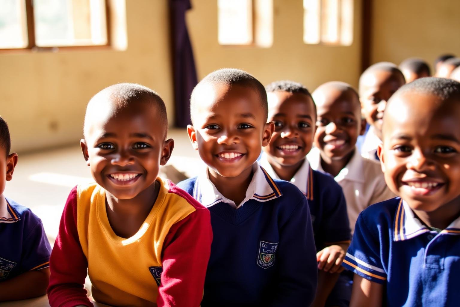 TITI4D Collingwood Primary School learners in classroom